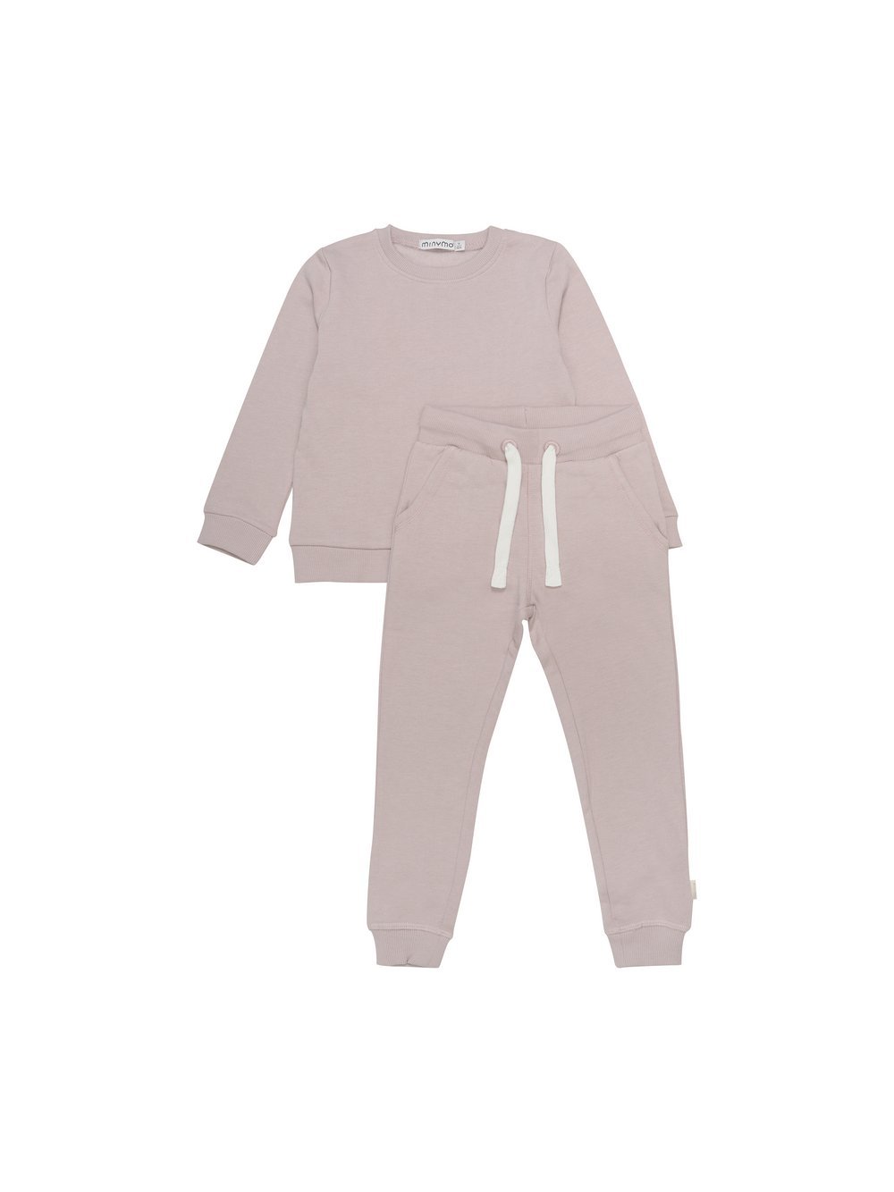 Minymo Langarmshirt & Hose Kinder Baumwolle rosa, 122