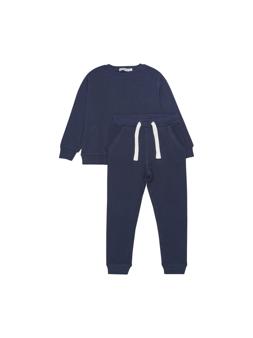 Minymo Langarmshirt & Hose Kinder Baumwolle blau, 92