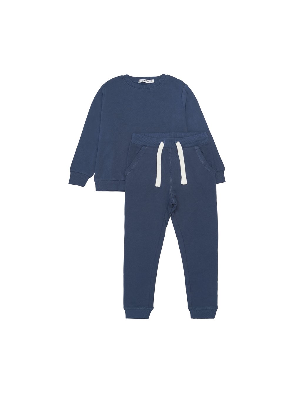 Minymo Langarmshirt & Hose Kinder Baumwolle blau, 110