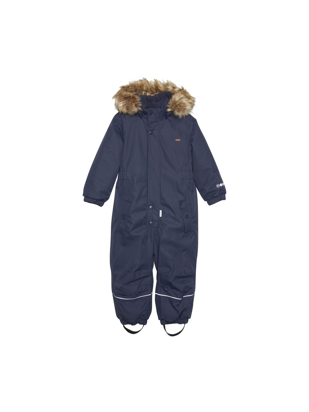 Minymo Schneeoverall Kinder blau gemustert, 98