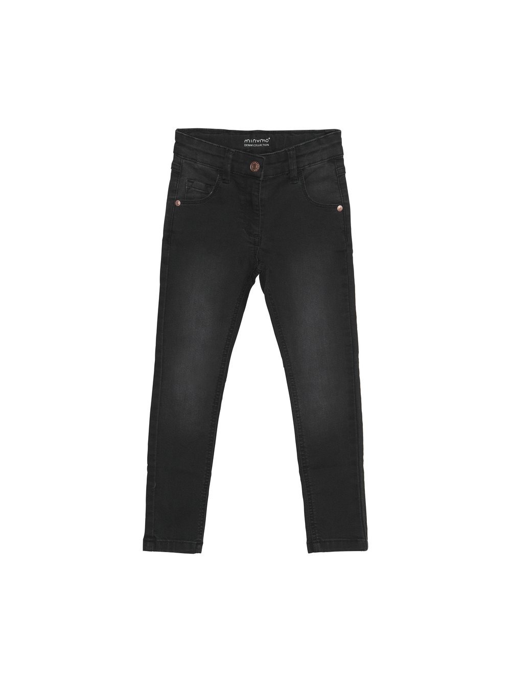 Minymo 5-Pocket-Jeans Mädchen Baumwolle grau, 116