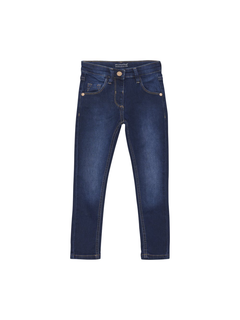 Minymo 5-Pocket-Jeans Mädchen Baumwolle blau, 128