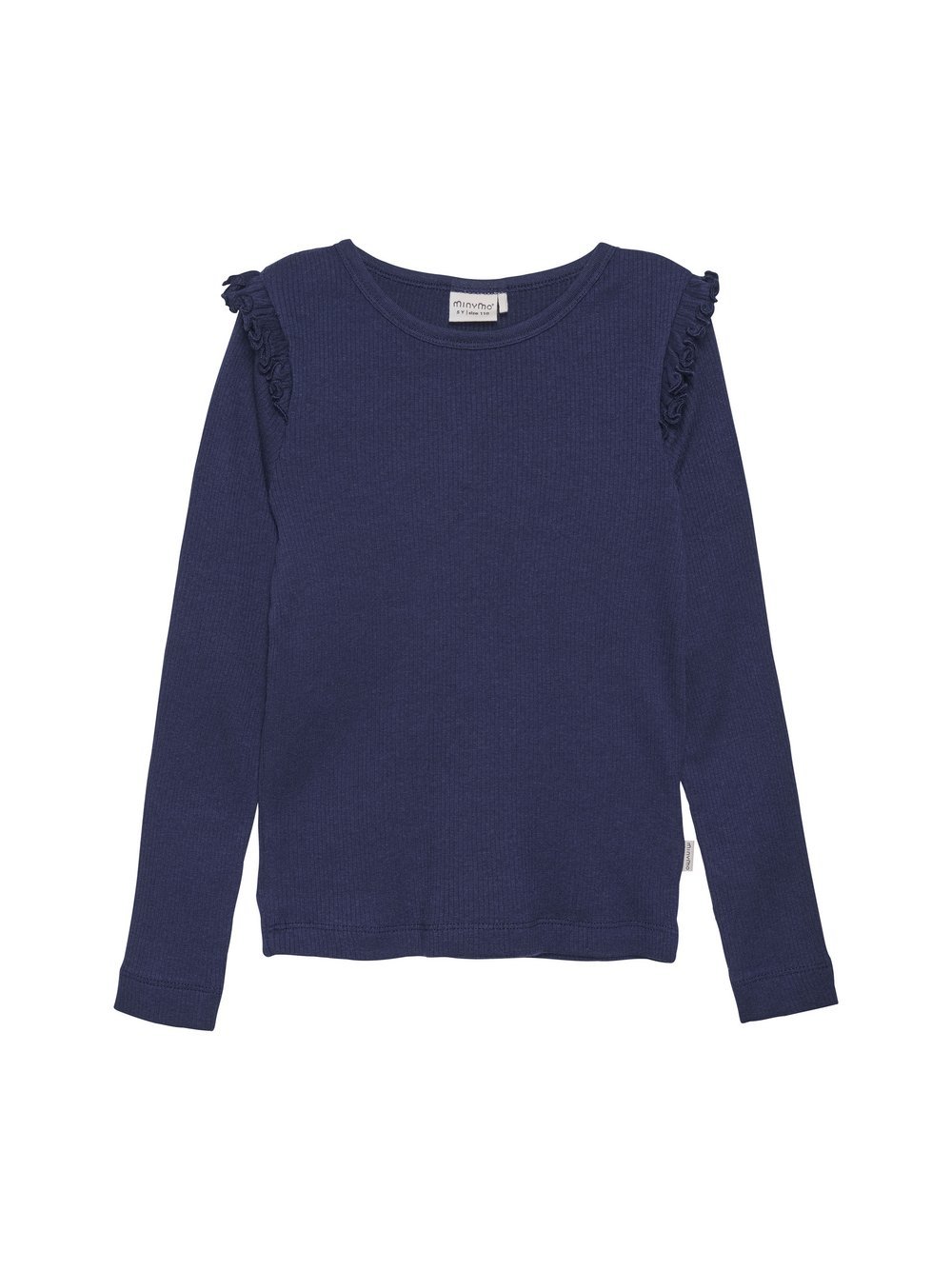 Minymo Longsleeve Mädchen blau, 104