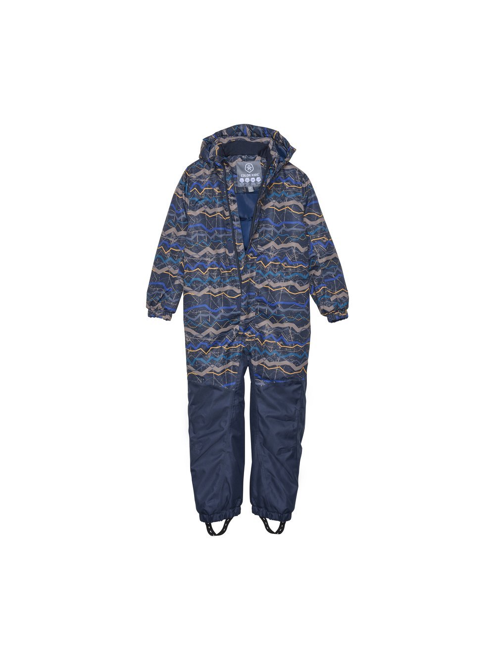 ColorKids Schneeoverall Kinder blau gemustert, 116