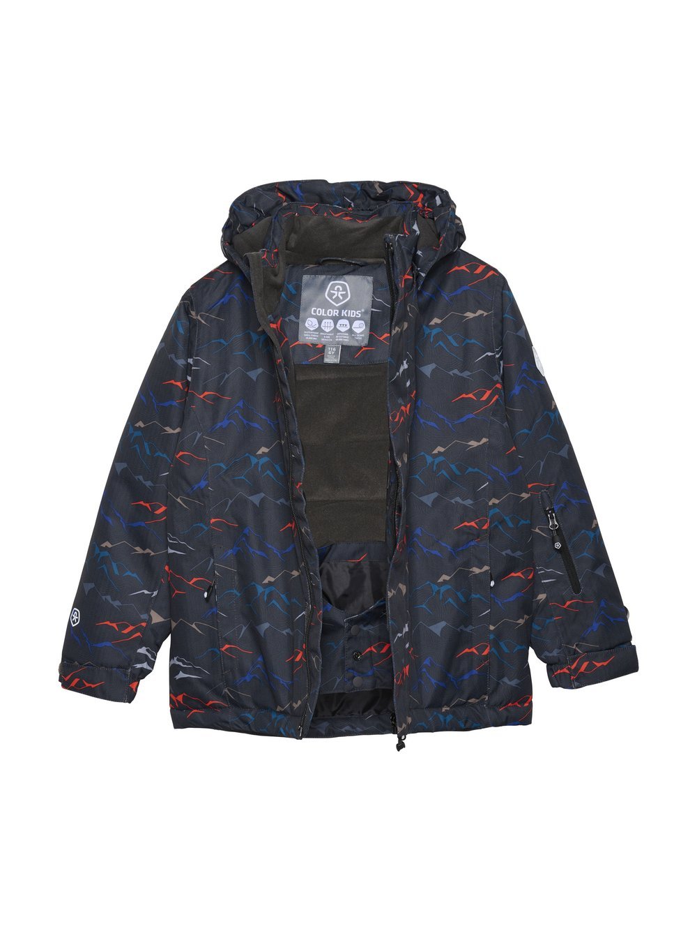 ColorKids Skijacke Jungen blau gemustert, 98