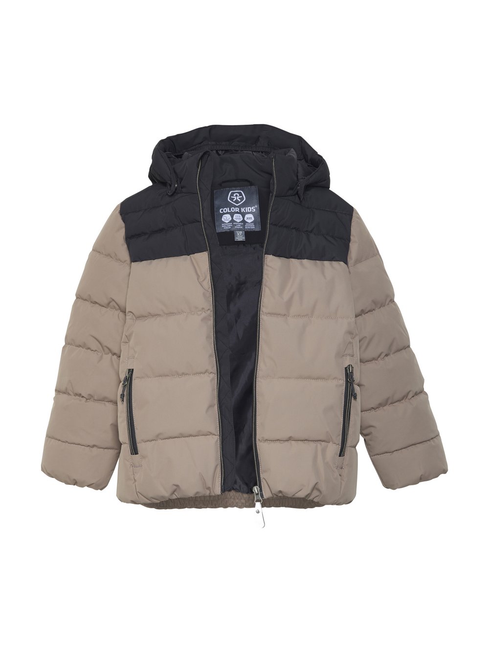 ColorKids Steppjacke Jungen beige strukturiert, 98