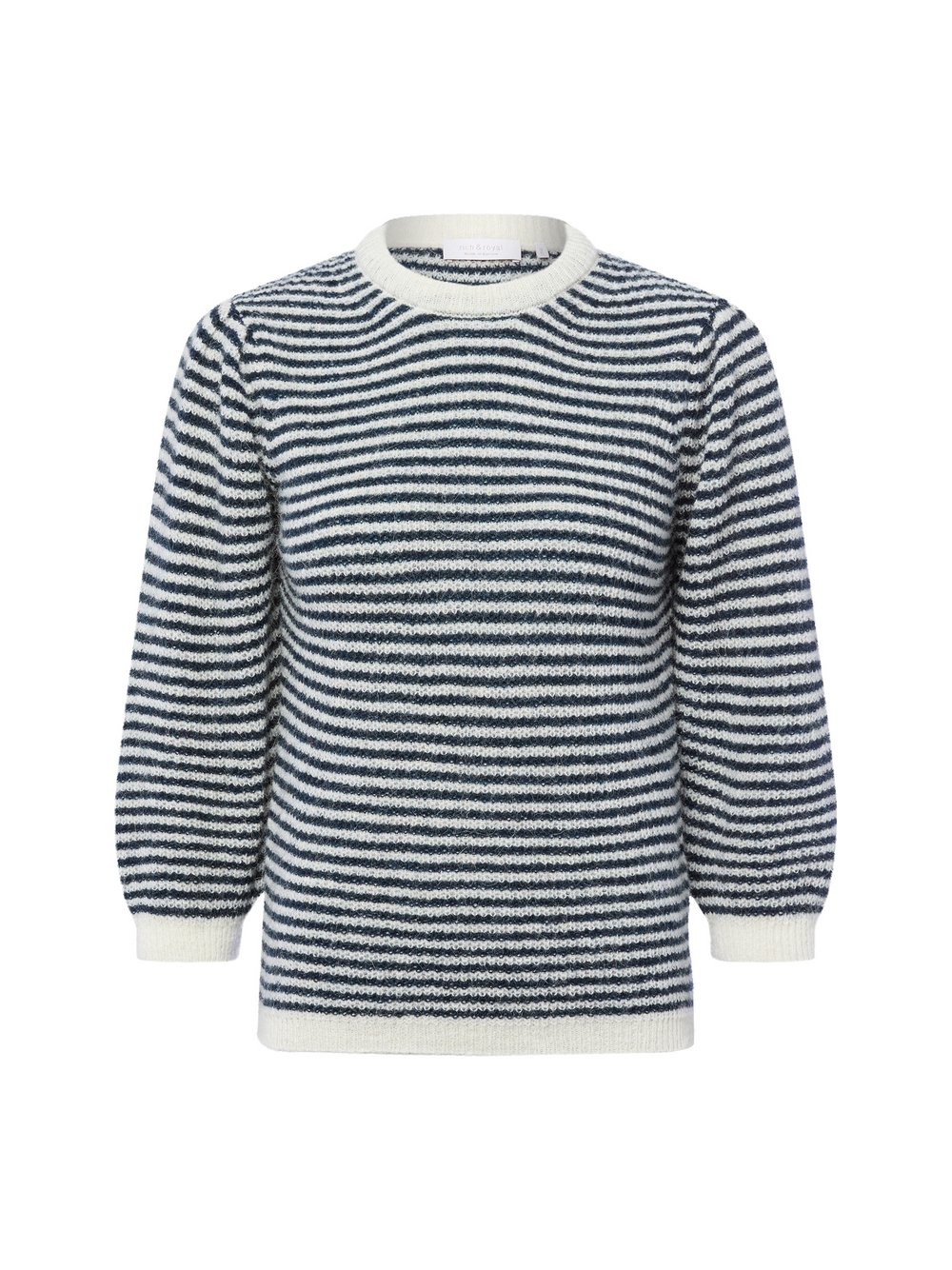 Rich & Royal Strickpullover mit Alpaka-Anteil Damen mehrfarbig gestreift, S