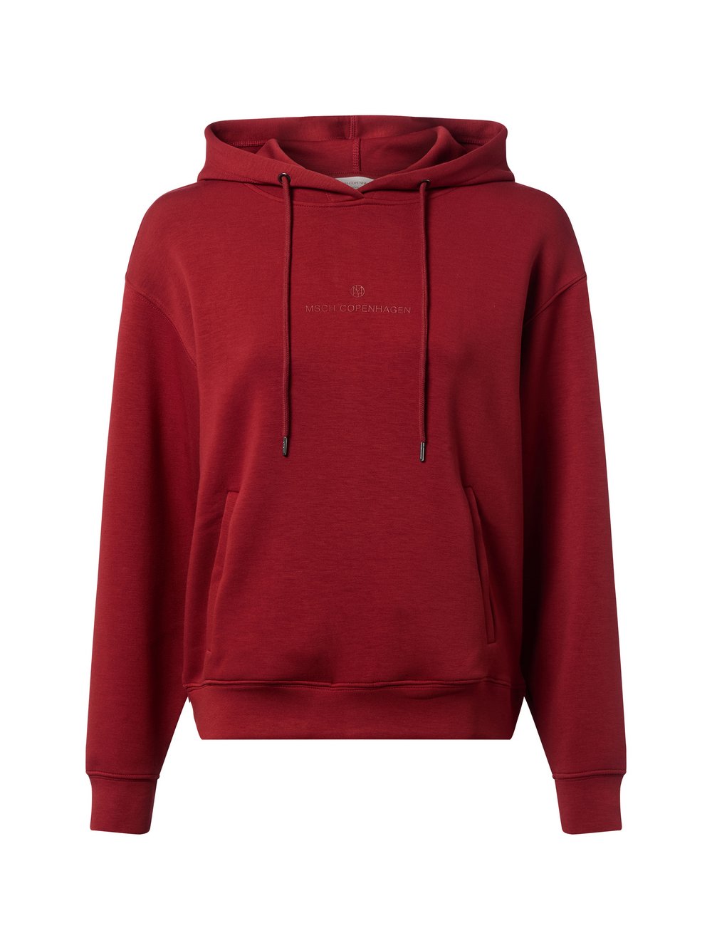 Msch Copenhagen Hoodie Damen Viskose rot, XS/S
