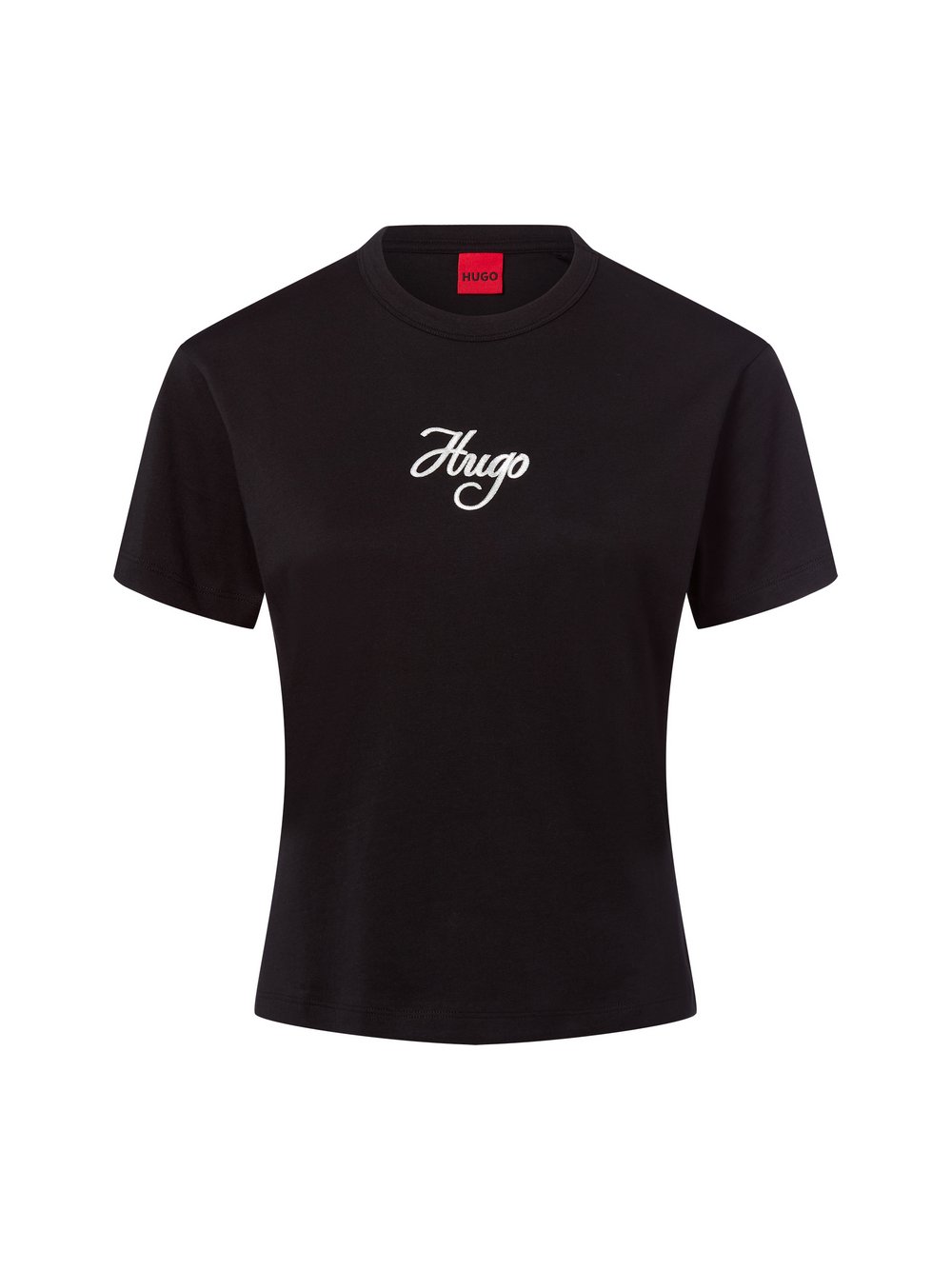 HUGO T-Shirt Damen Baumwolle schwarz, S