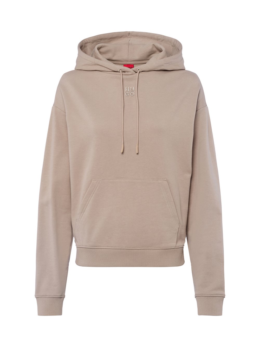 HUGO Hoodie Damen Baumwolle mehrfarbig, L