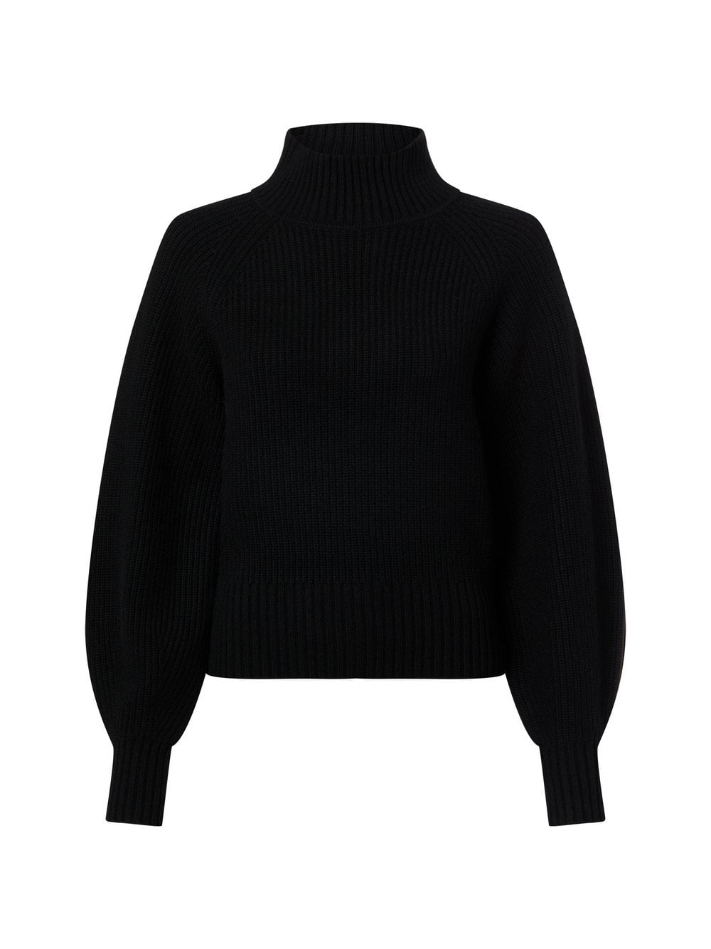 HUGO Strickpullover mit Woll- und Cashmere-Anteil Damen Wolle schwarz, XL