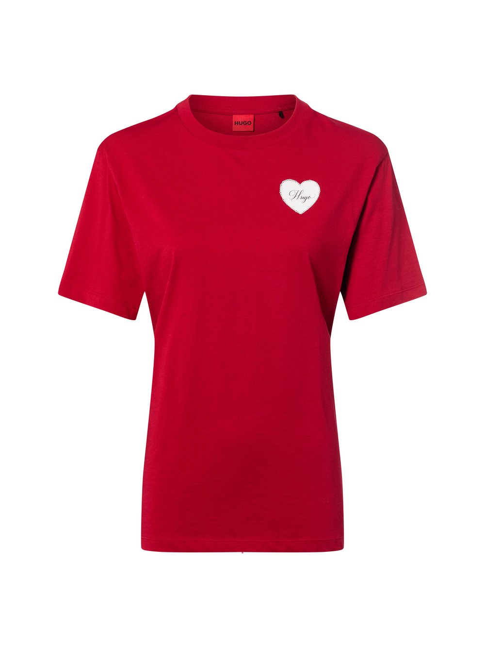 HUGO T-Shirt Damen Baumwolle rot, XL