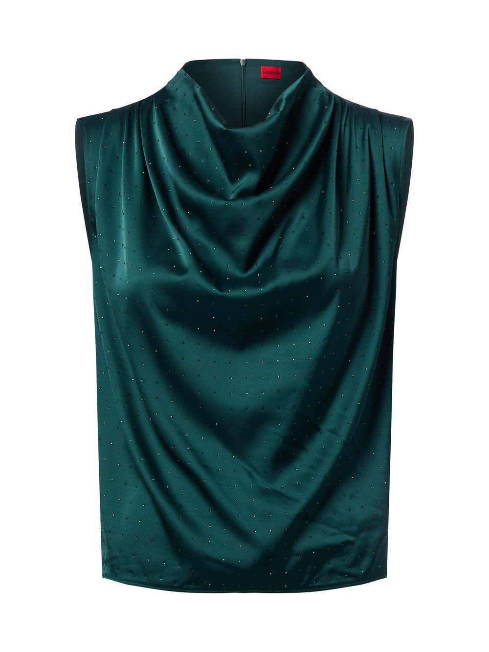 HUGO Satintop Damen grün, 40