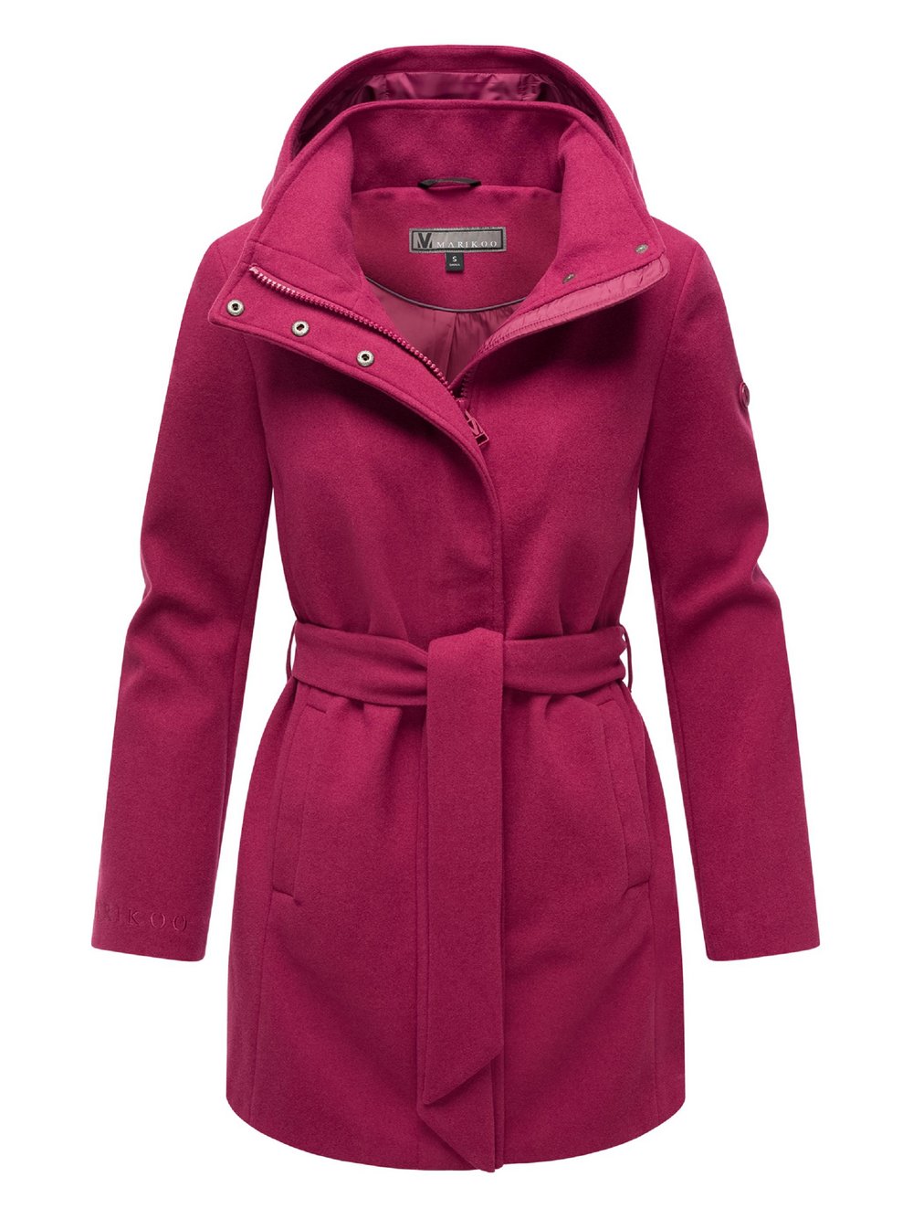 Thumbnail - Marikoo Kurzmantel Damen rot, XXXL