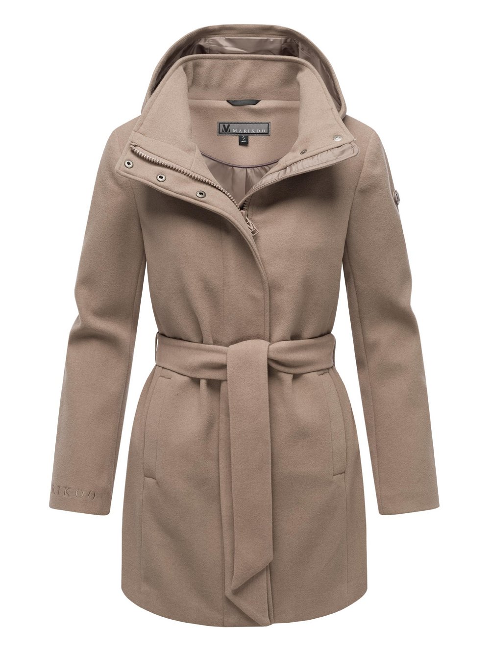 Thumbnail - Marikoo Kurzmantel Damen beige, XXL