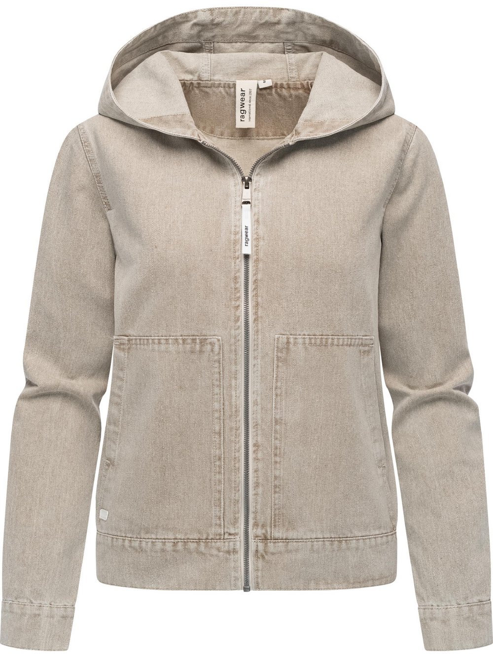 Ragwear Jeansjacke Damen Baumwolle beige, L