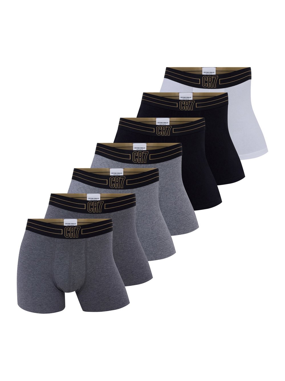 Thumbnail - CR7 Boxershort 7er Pack Herren Baumwolle mehrfarbig, XXL