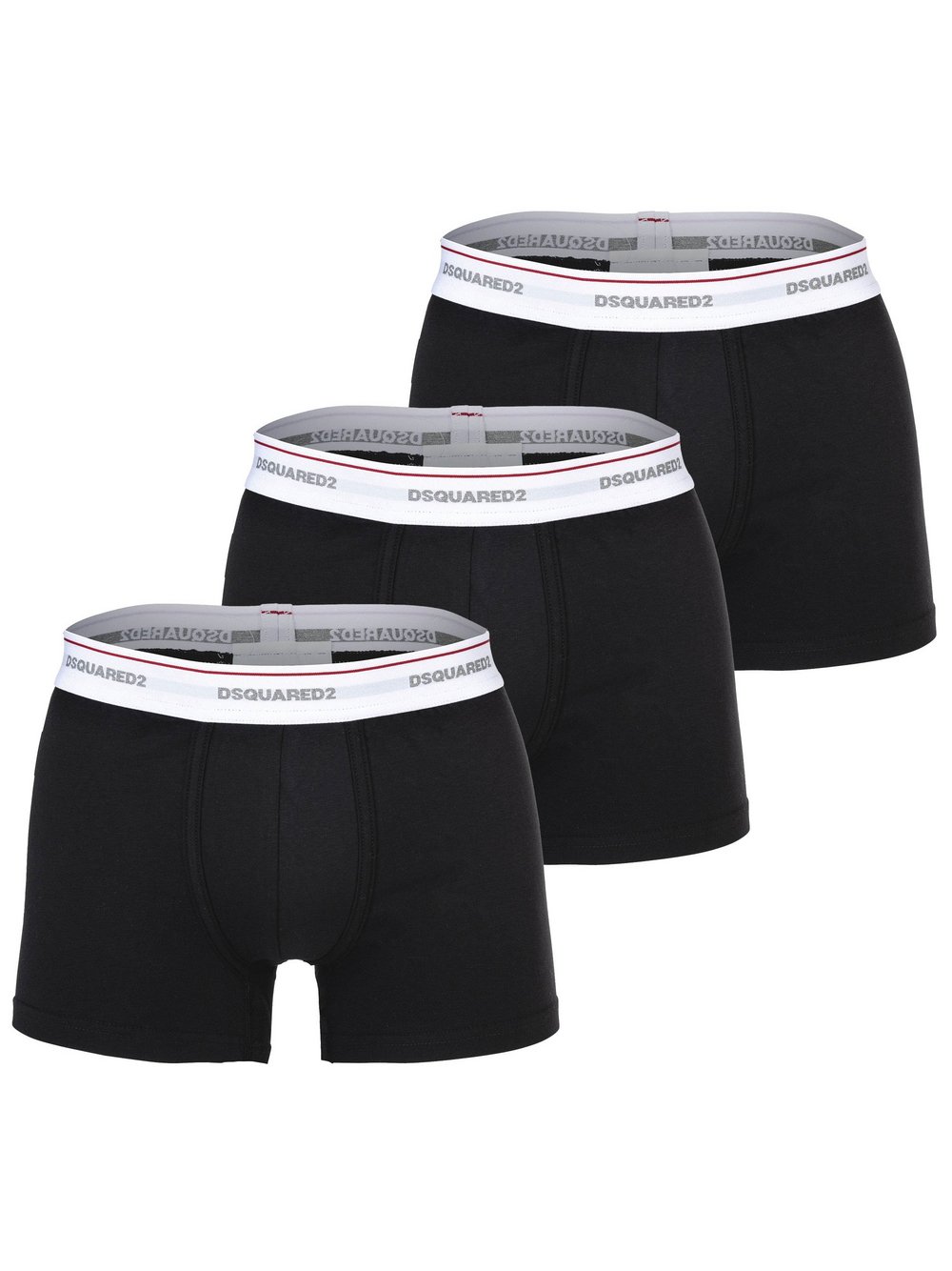 Dsquared Boxershort 3er Pack Herren Baumwolle schwarz, L