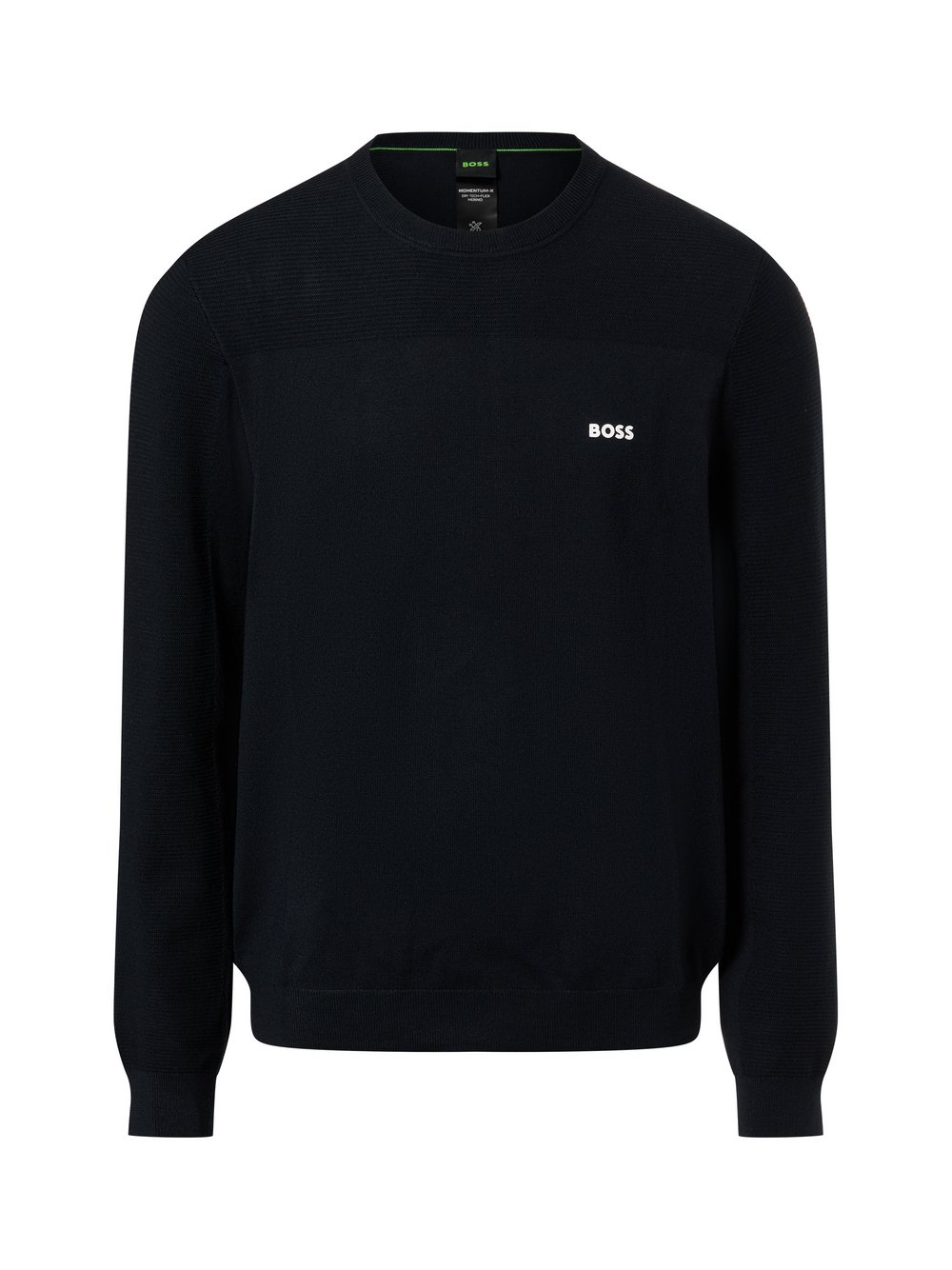BOSS Green Pullover mit Merino-Anteil Herren blau, XL