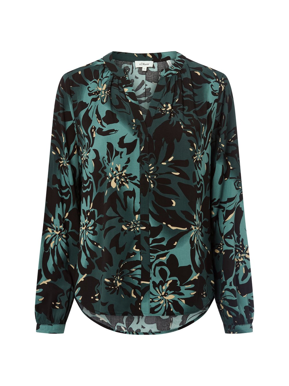 Thumbnail - s.Oliver Blusenshirt Damen Viskose mehrfarbig gemustert, 40