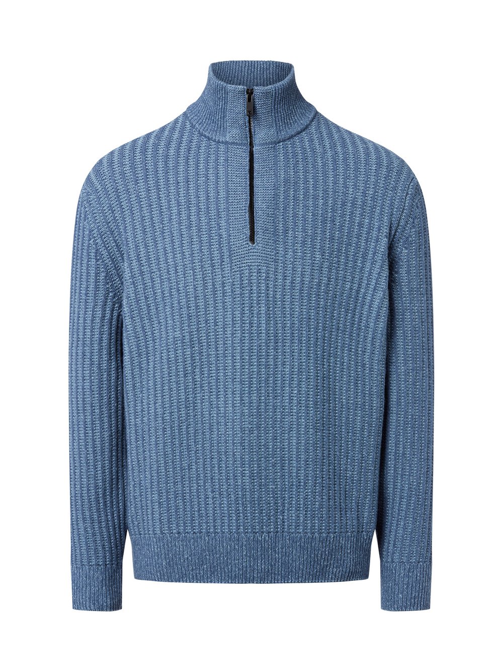 BOSS Orange Troyer aus Wolle Herren blau meliert, L
