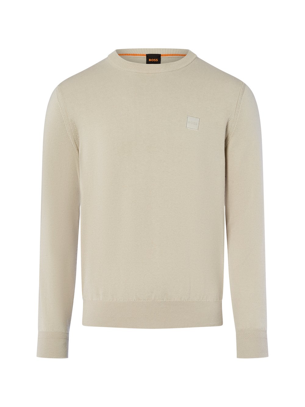 Thumbnail - BOSS Orange Strickpullover mit Cashmere-Anteil Herren Baumwolle beige, L