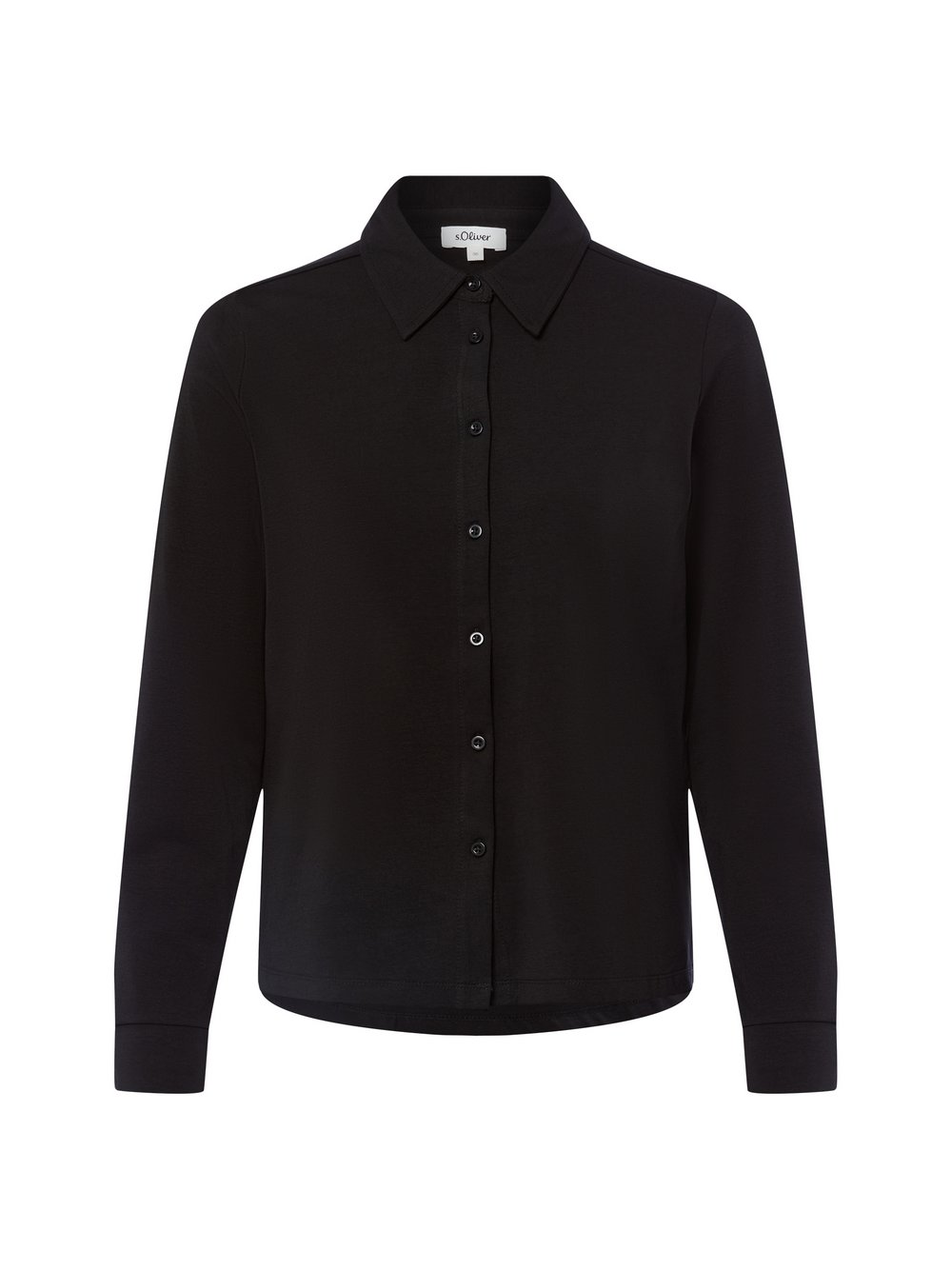 s.Oliver Hemdbluse Damen Baumwolle schwarz, 42