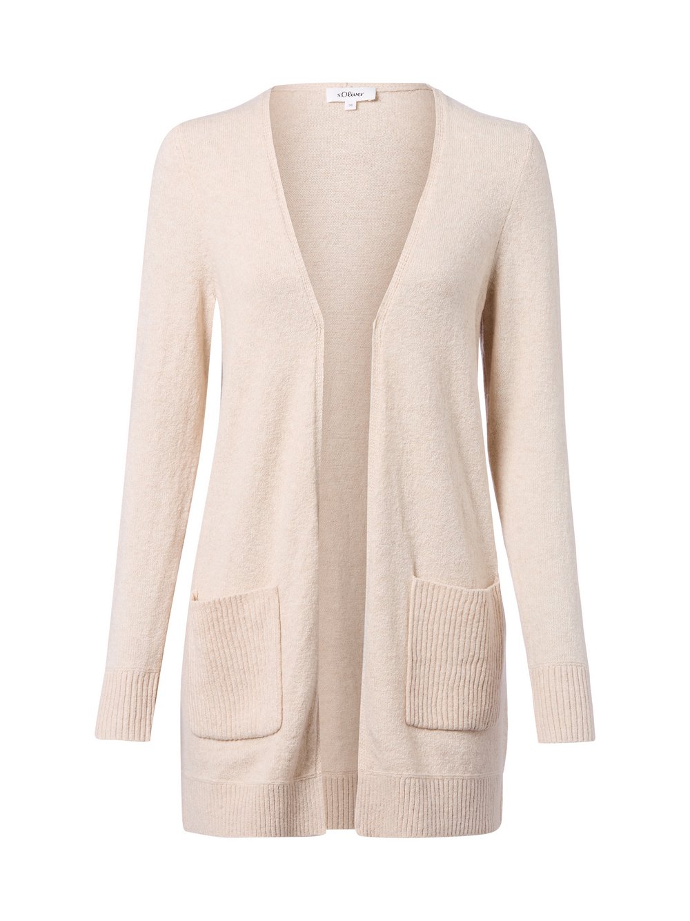 s.Oliver Strickhülle Damen Baumwolle beige, 42