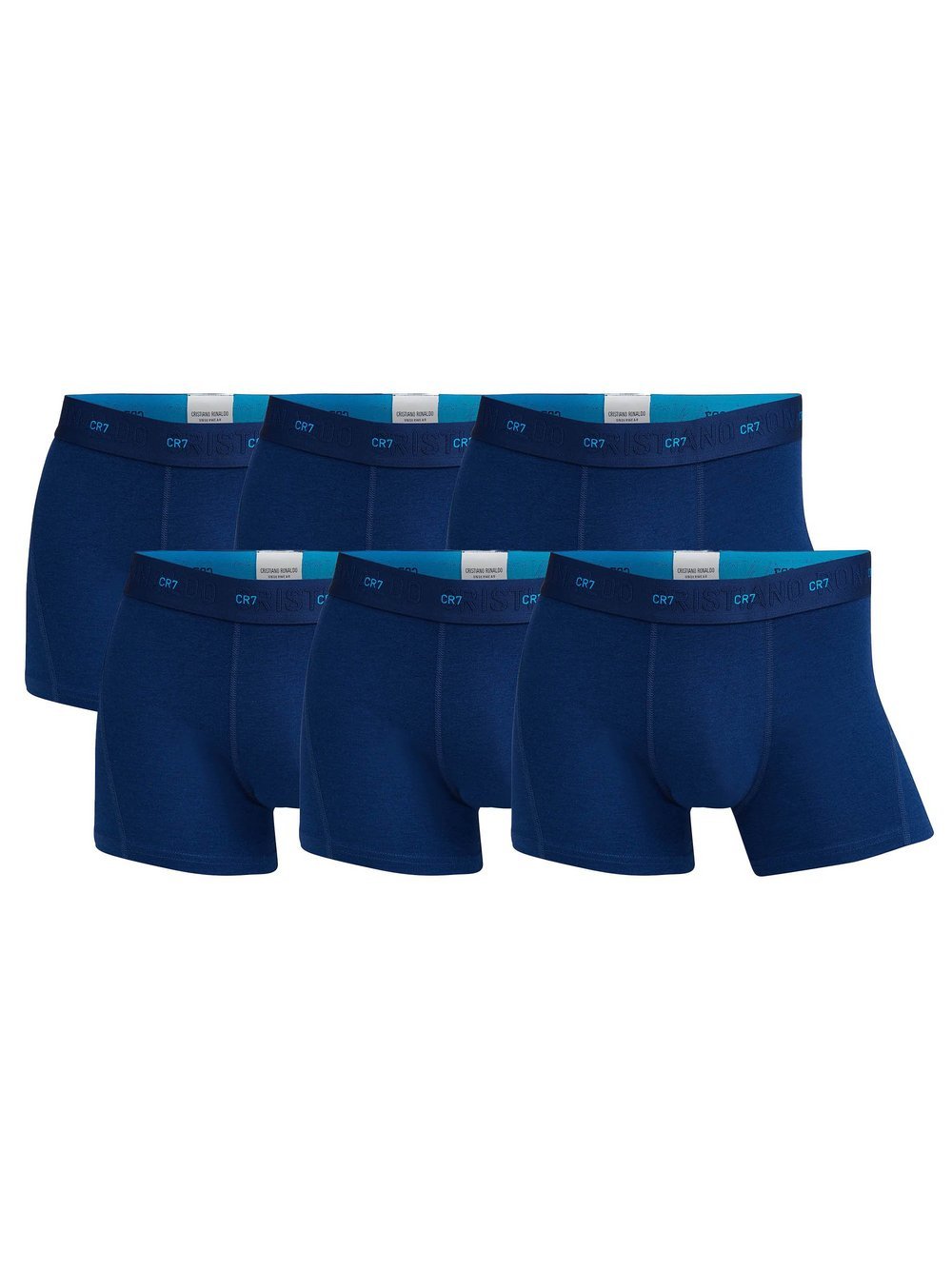 CR7 Boxershort 6er Pack Herren Viskose blau, S