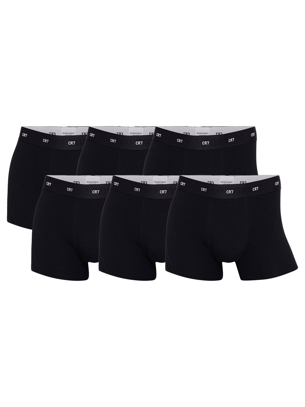 CR7 Boxershort 6er Pack Herren Viskose schwarz, S