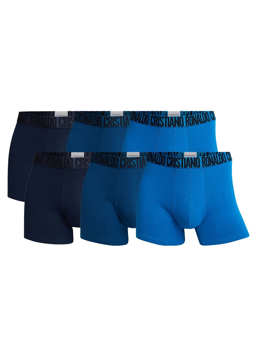 CR7 Boxershort 6er Pack Herren Baumwolle blau, M