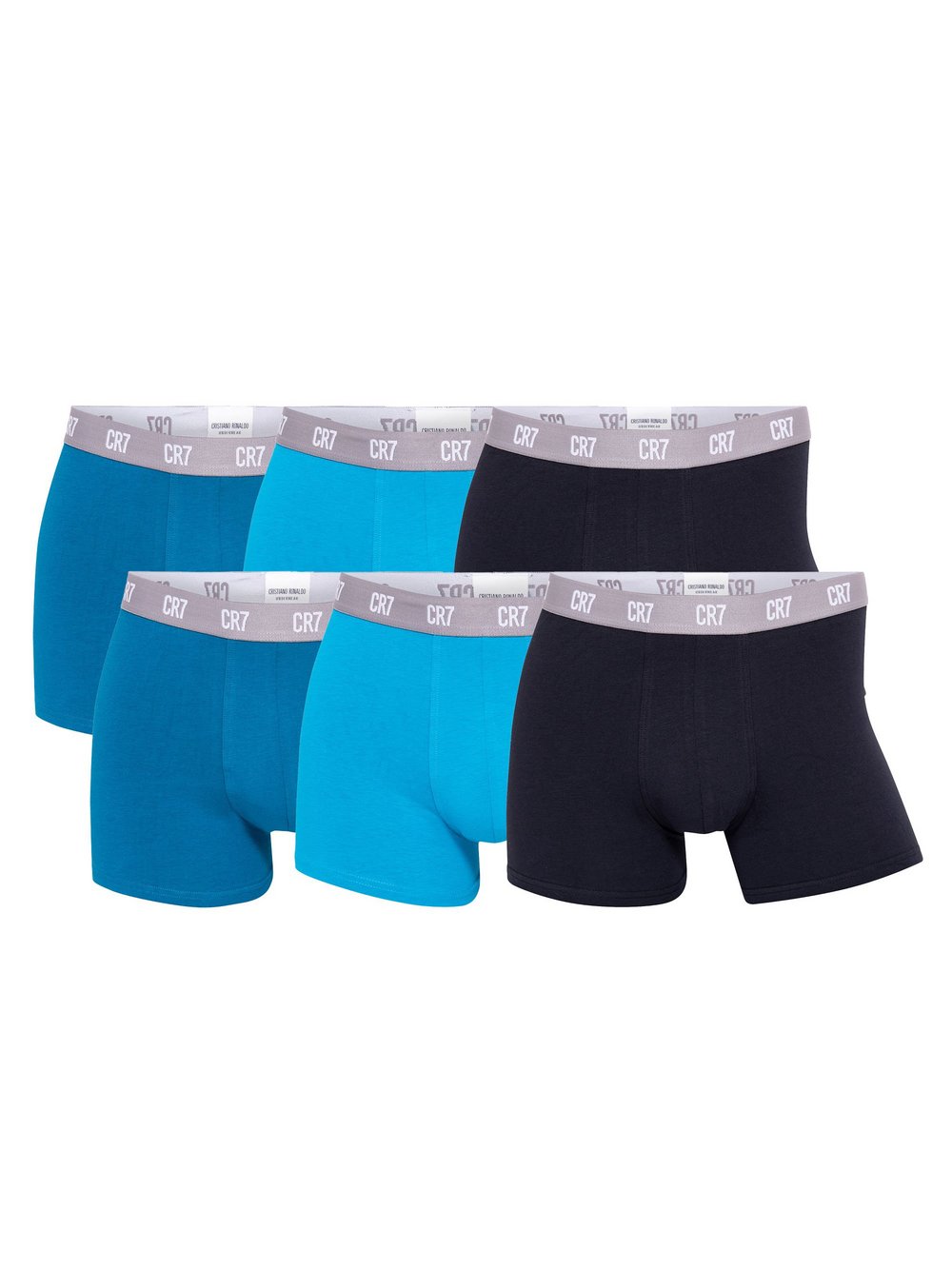 CR7 Boxershort 6er Pack Herren Baumwolle mehrfarbig, M