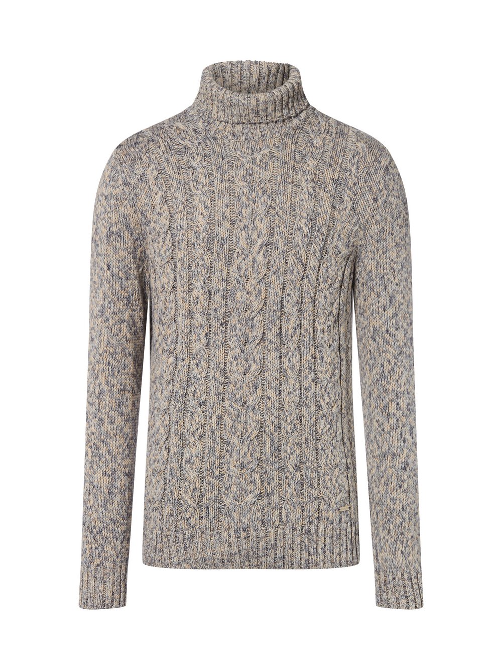 Ragman Strickpullover Herren Baumwolle mehrfarbig meliert, XL