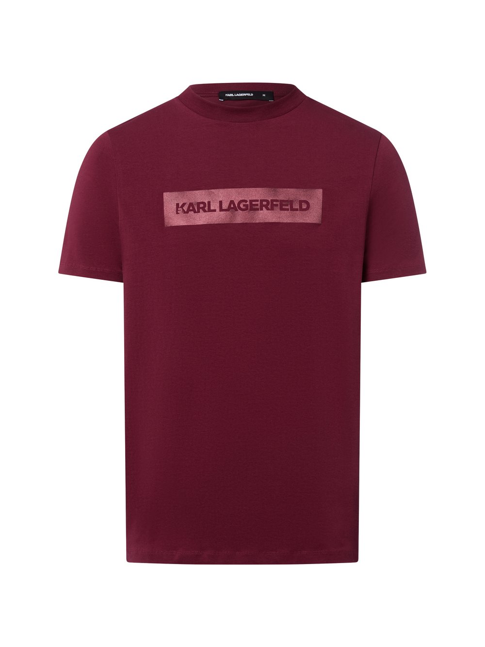 KARL LAGERFELD T-Shirt Herren Baumwolle rot bedruckt, XXL