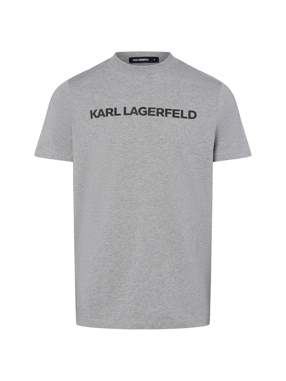 KARL LAGERFELD T-Shirt Herren Baumwolle grau meliert, L