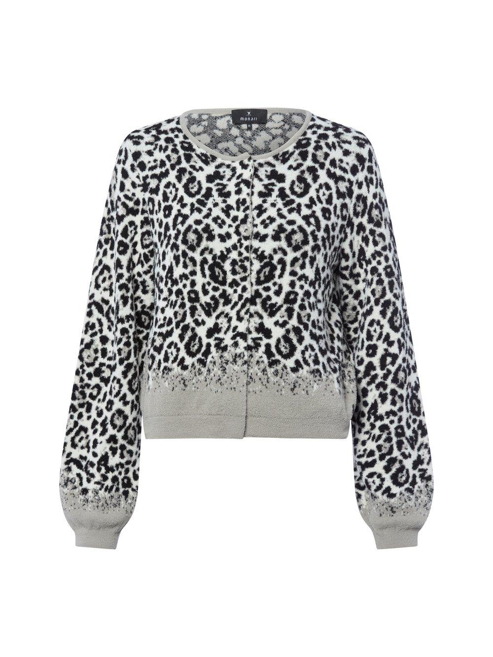 Monari Strickjacke Damen Feinstrick mehrfarbig gemustert, 36