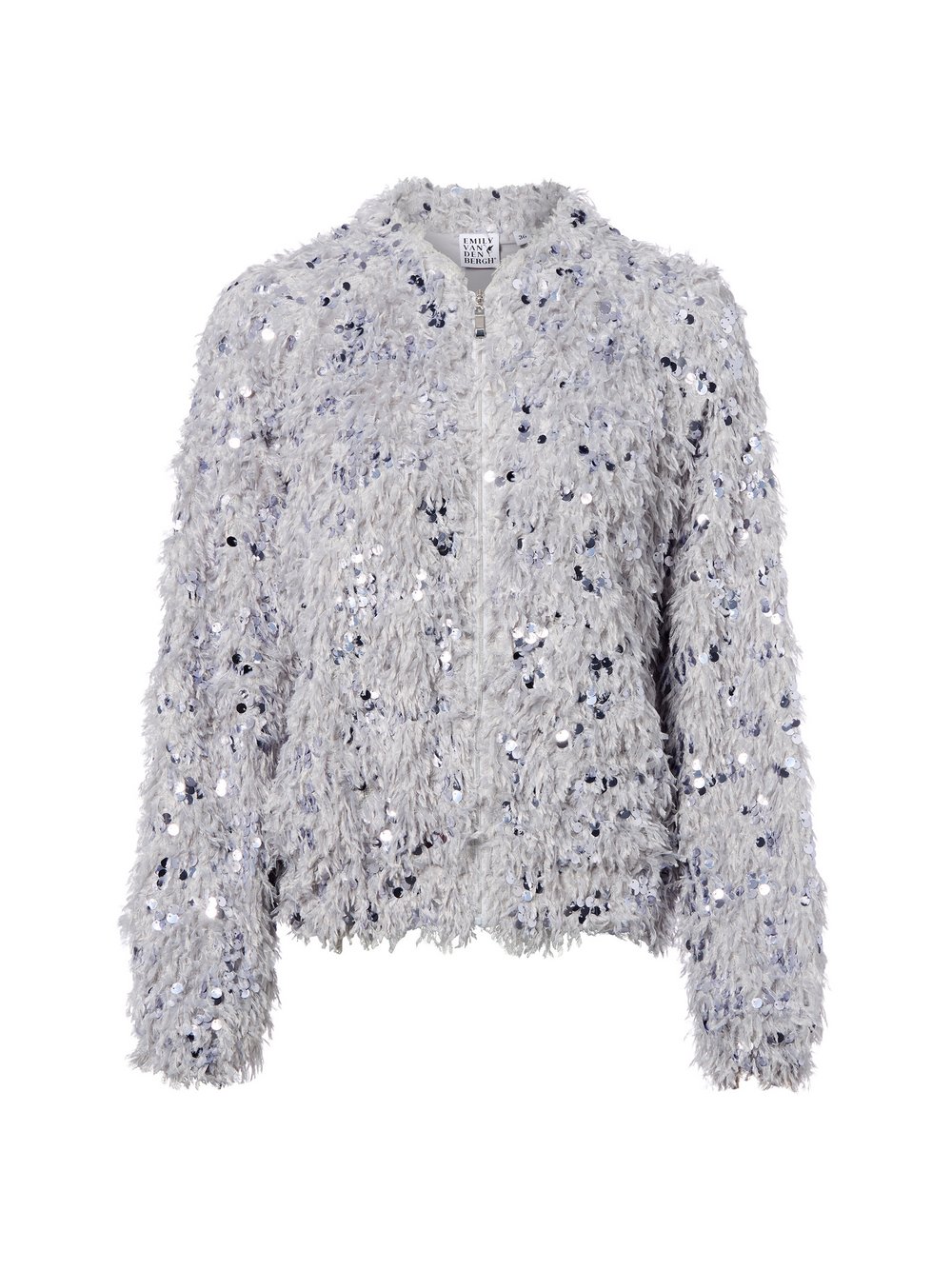 Emily van den Bergh Blouson Damen silber, 36