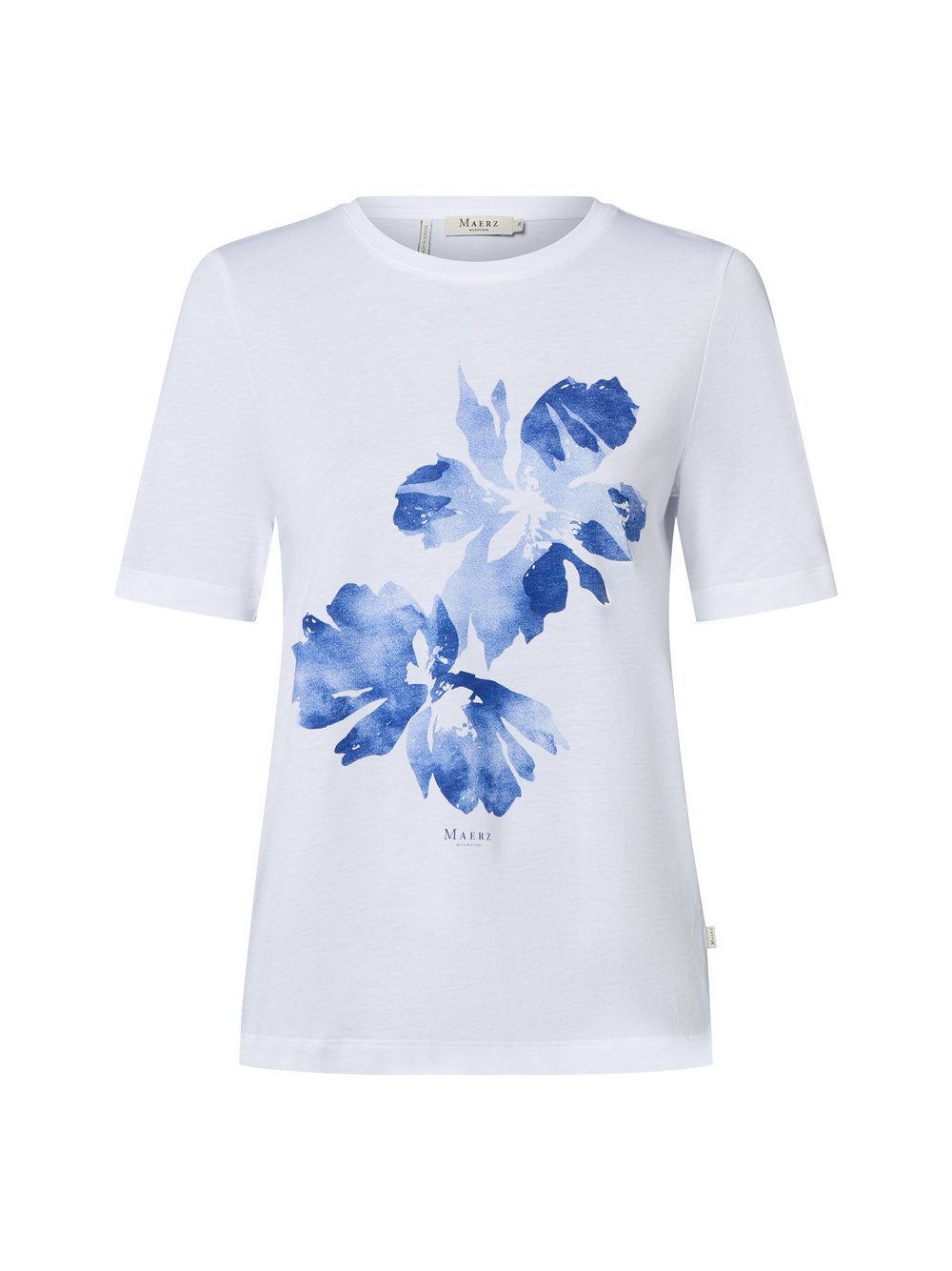 MAERZ T-Shirt Damen Baumwolle mehrfarbig bedruckt, 36