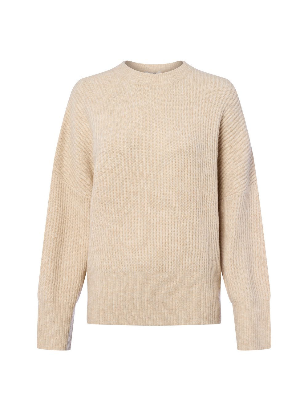 mbyM Strickpullover Damen Grobstrick beige meliert, XS/S