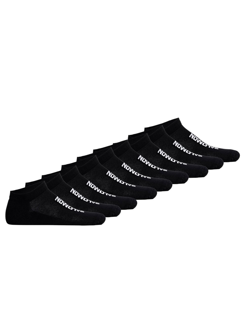 Salomon Socken 9er Pack Damen Baumwolle schwarz, 39-41