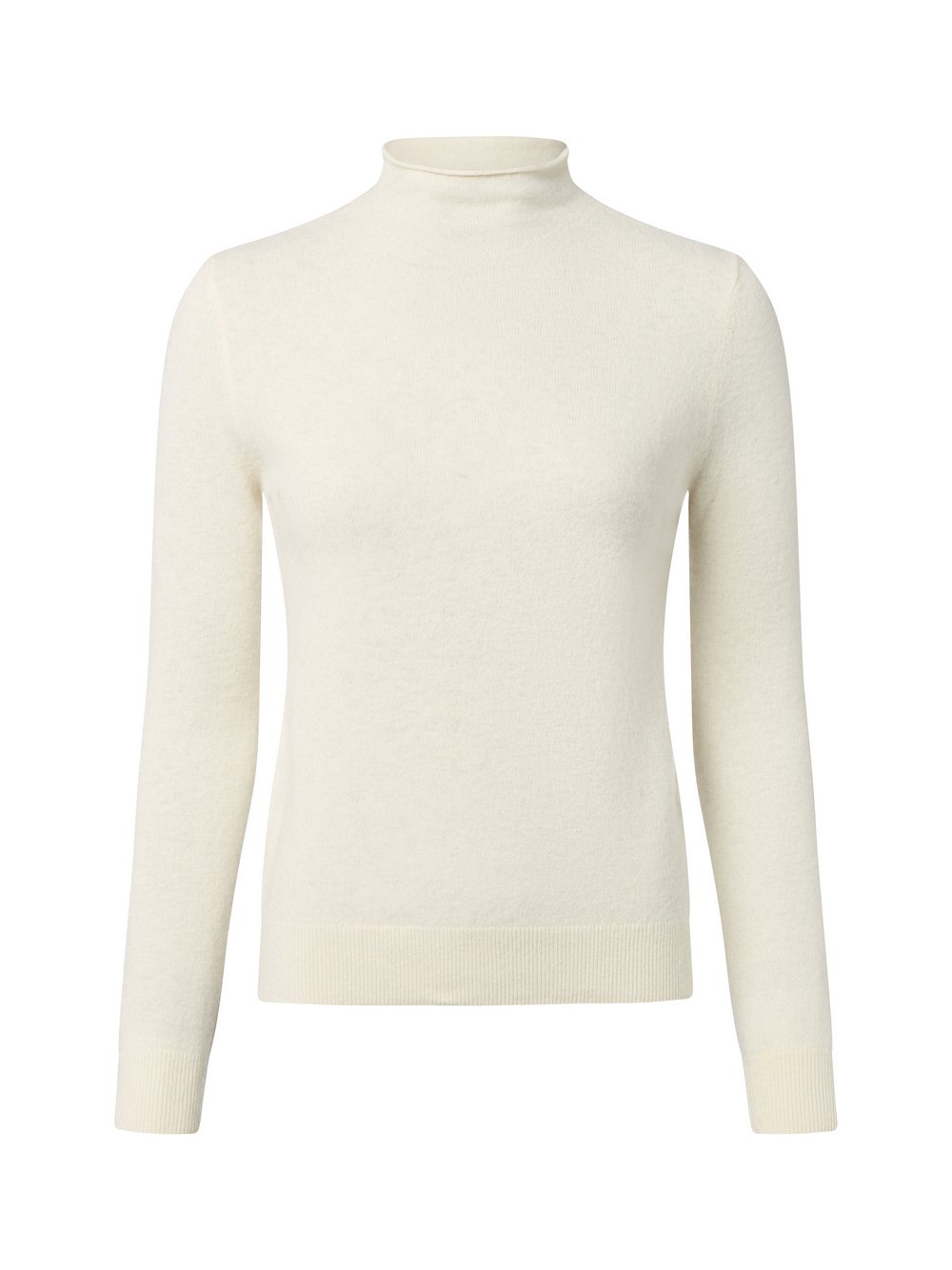 IPURI Wollpullover mit Merino-Anteil Damen Feinstrick weiß, S