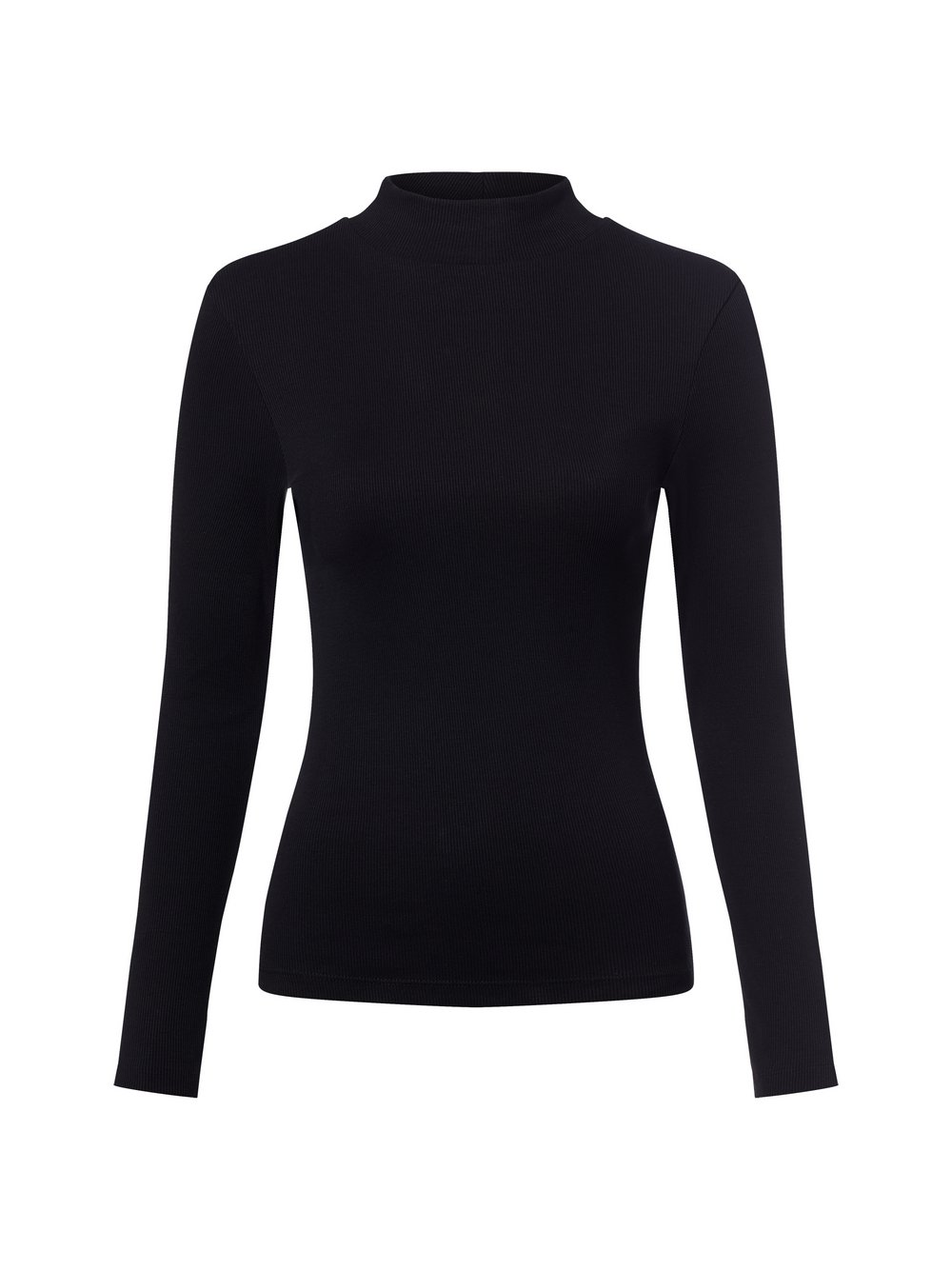 Marie Lund Langarmshirt Damen Baumwolle schwarz, S