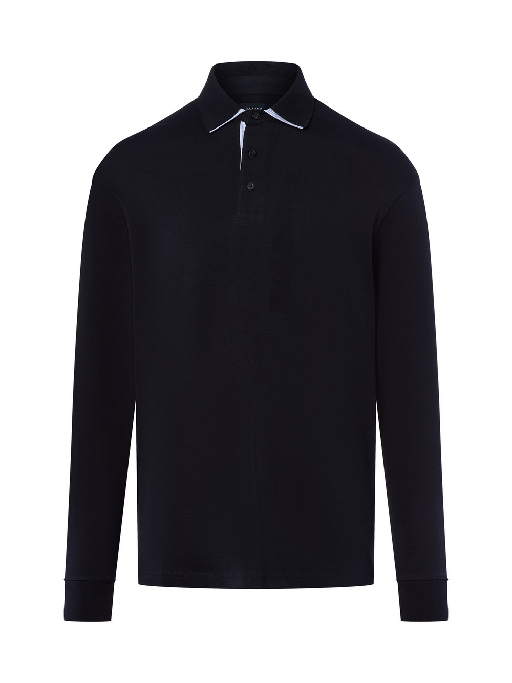 James Poloshirt Herren Baumwolle blau, L