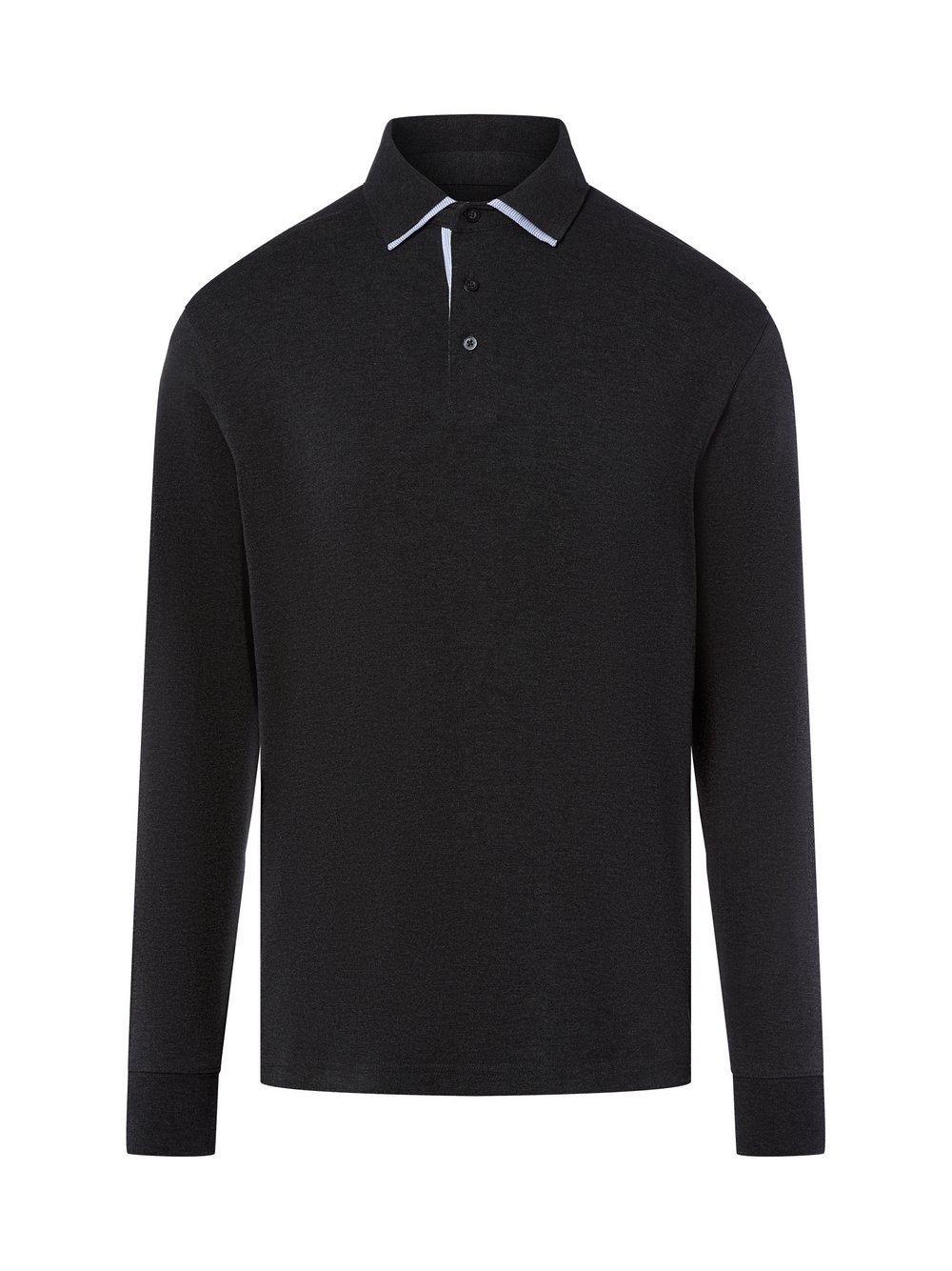 James Poloshirt Herren Baumwolle grau, M