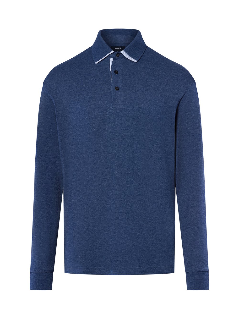 James Poloshirt Herren Baumwolle blau, L