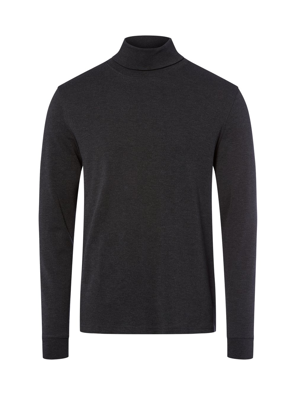 GRAAF Langarmshirt Herren Baumwolle schwarz meliert, XXXL