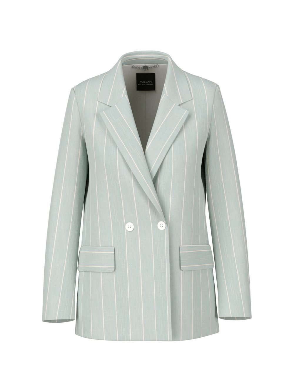 Marc Cain Blazer Damen Viskose blau gestreift, 46