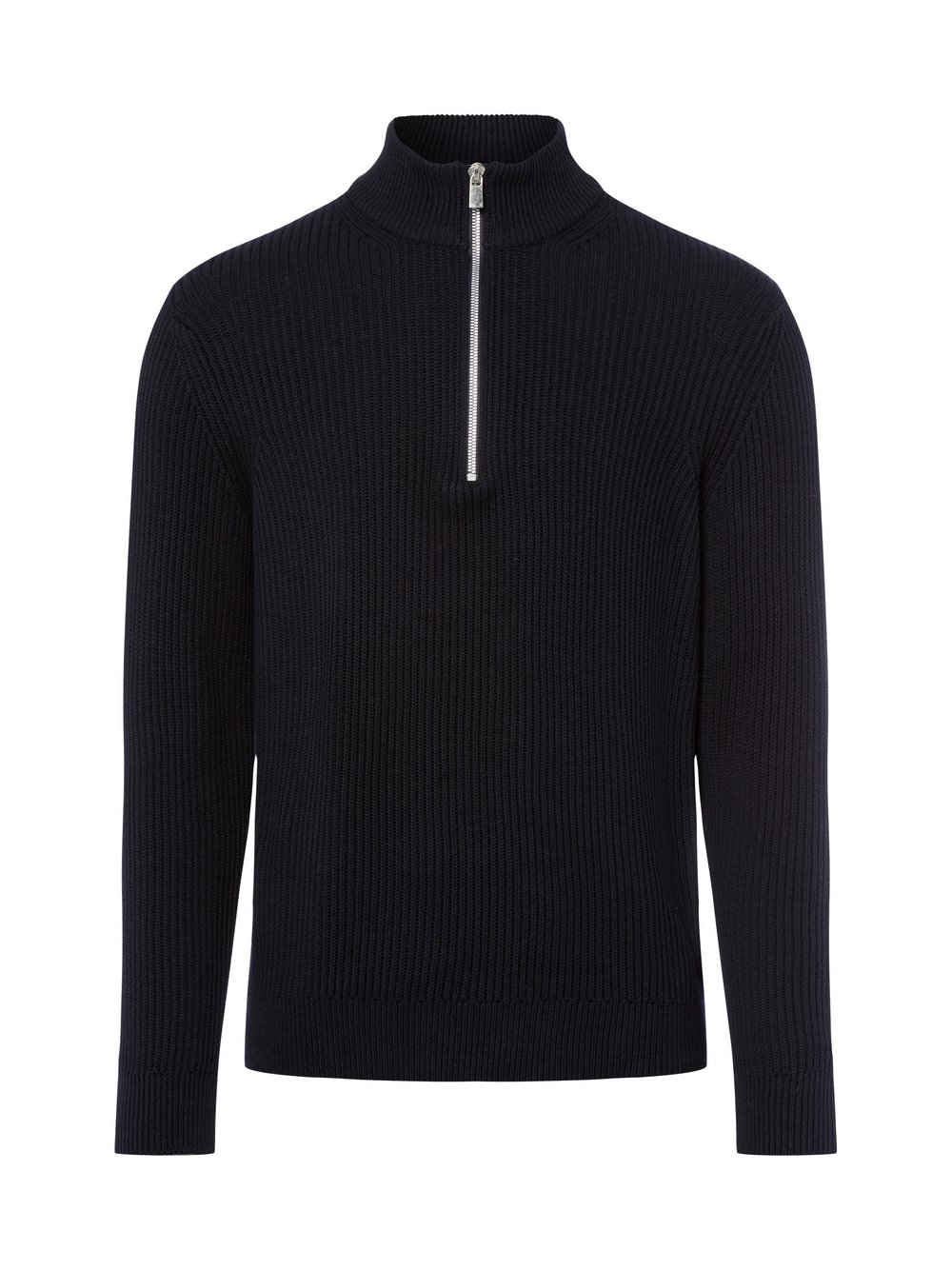 Nils Sundström Strickpullover Herren Baumwolle blau, L