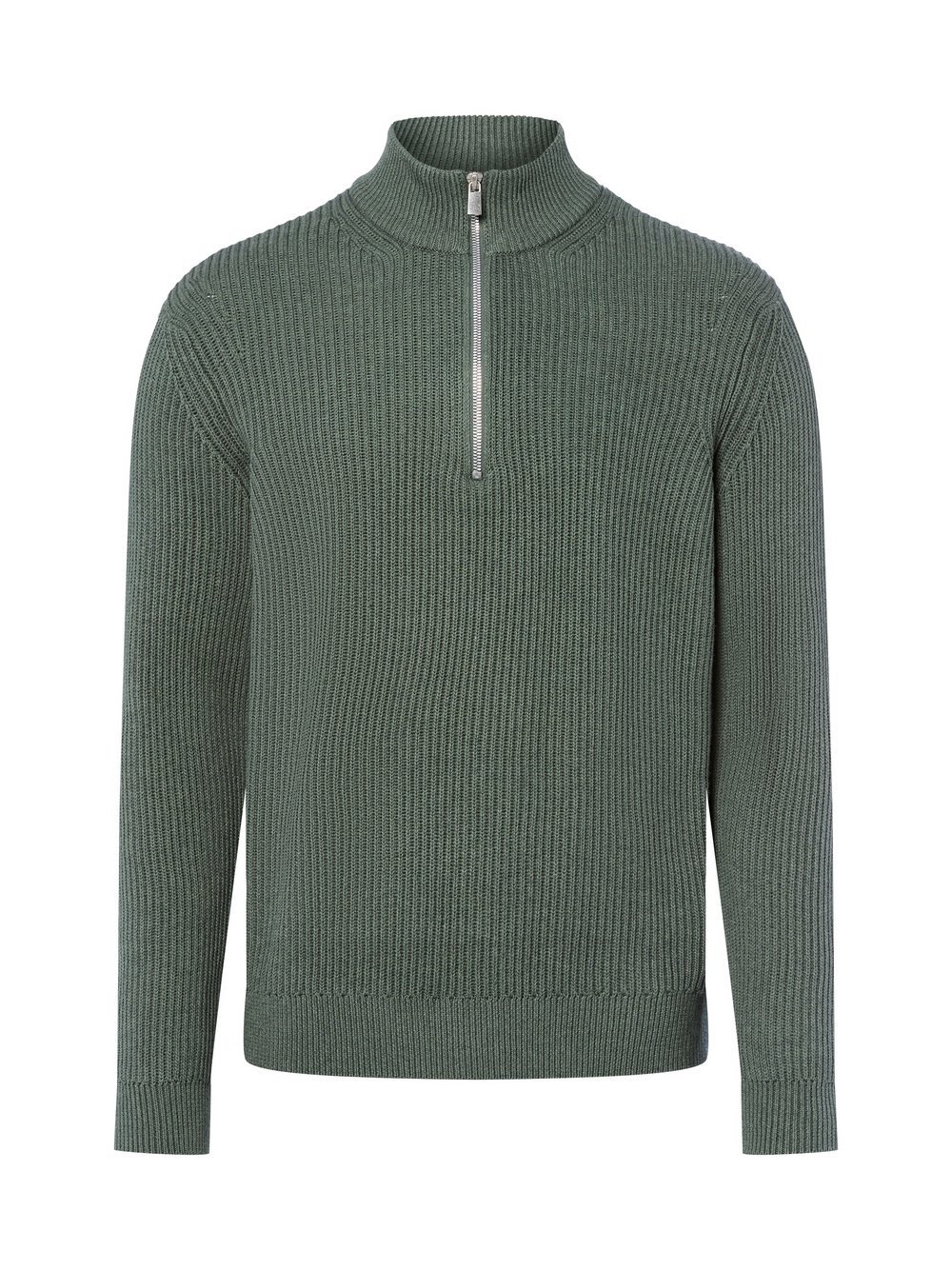 Nils Sundström Strickpullover Herren Baumwolle grün, XXXL