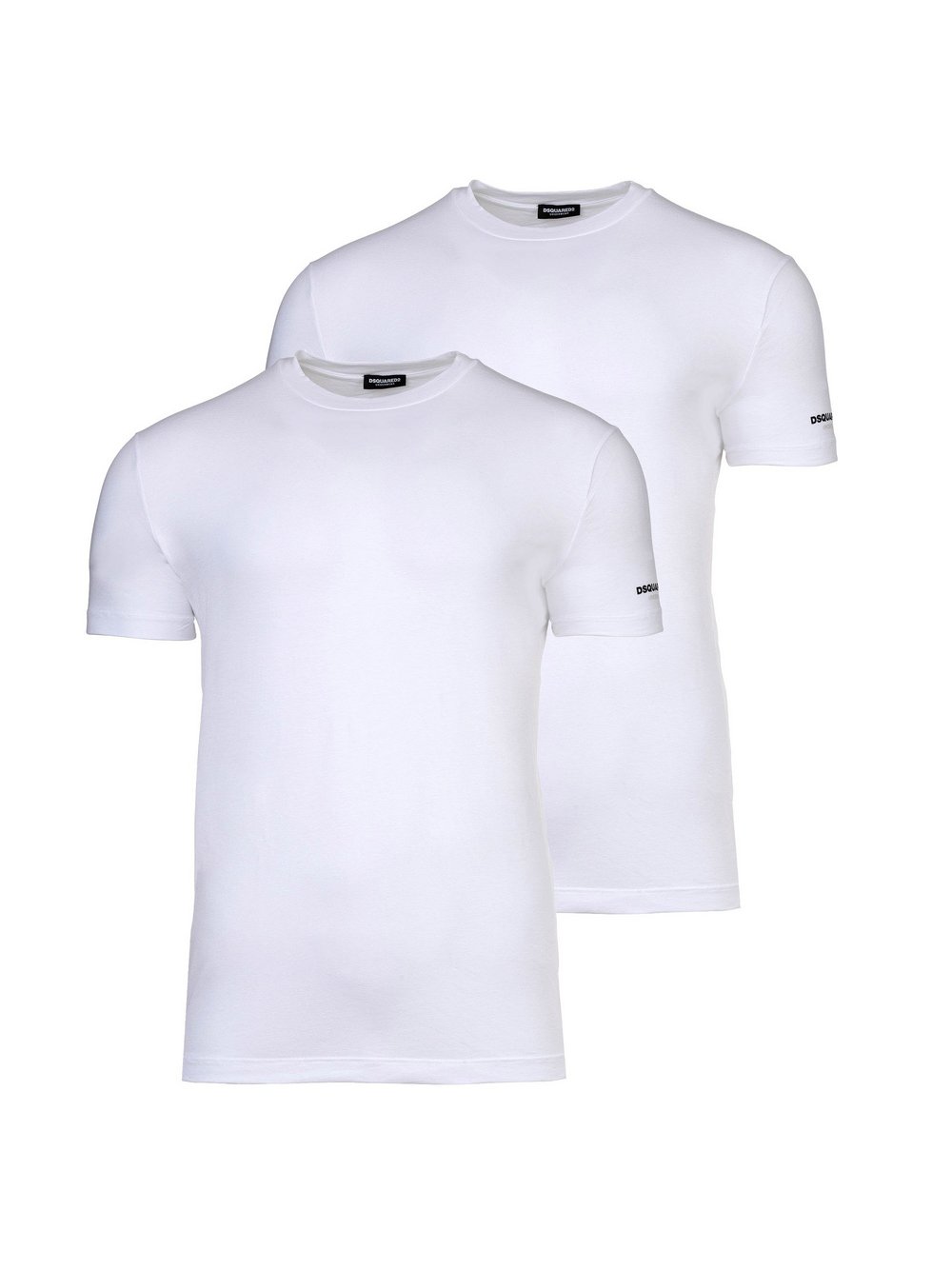 Dsquared T-Shirt 2er Pack Herren Baumwolle weiß, L